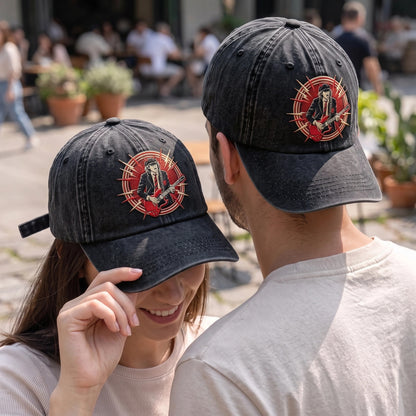 ACD Rock Guitarist Red Burst Cap