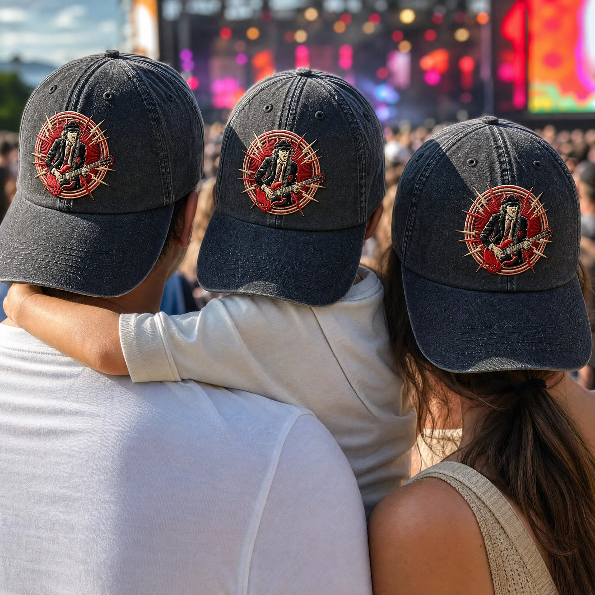 ACD Rock Guitarist Red Burst Cap