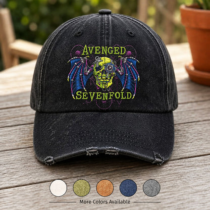 ASE Neon Skull Wings Cap