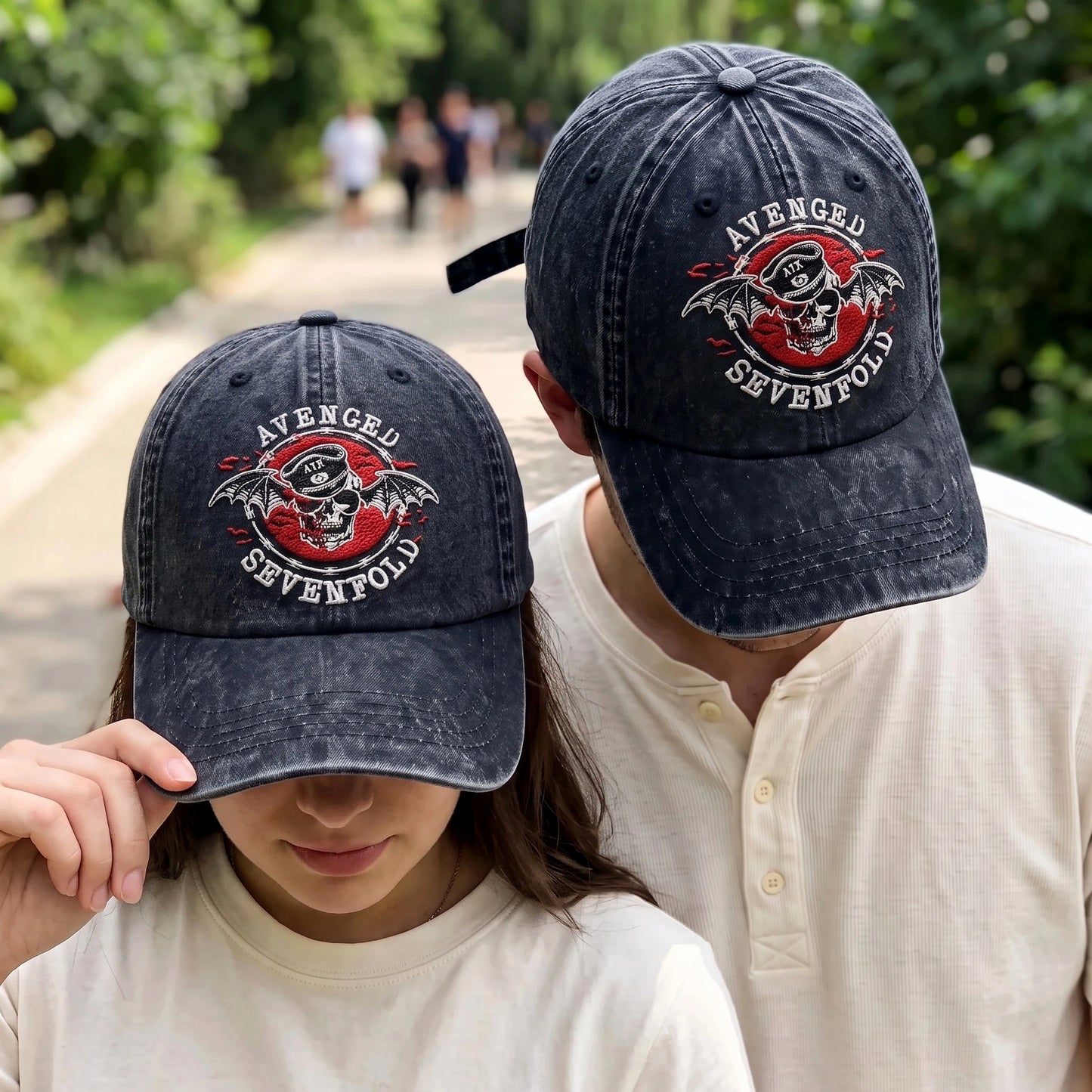 ASE Captain Skull Wings Cap