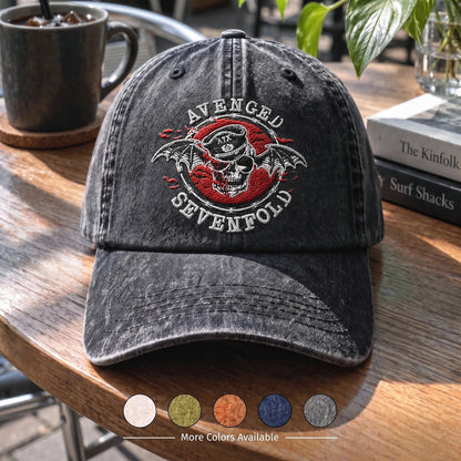 ASE Captain Skull Wings Cap