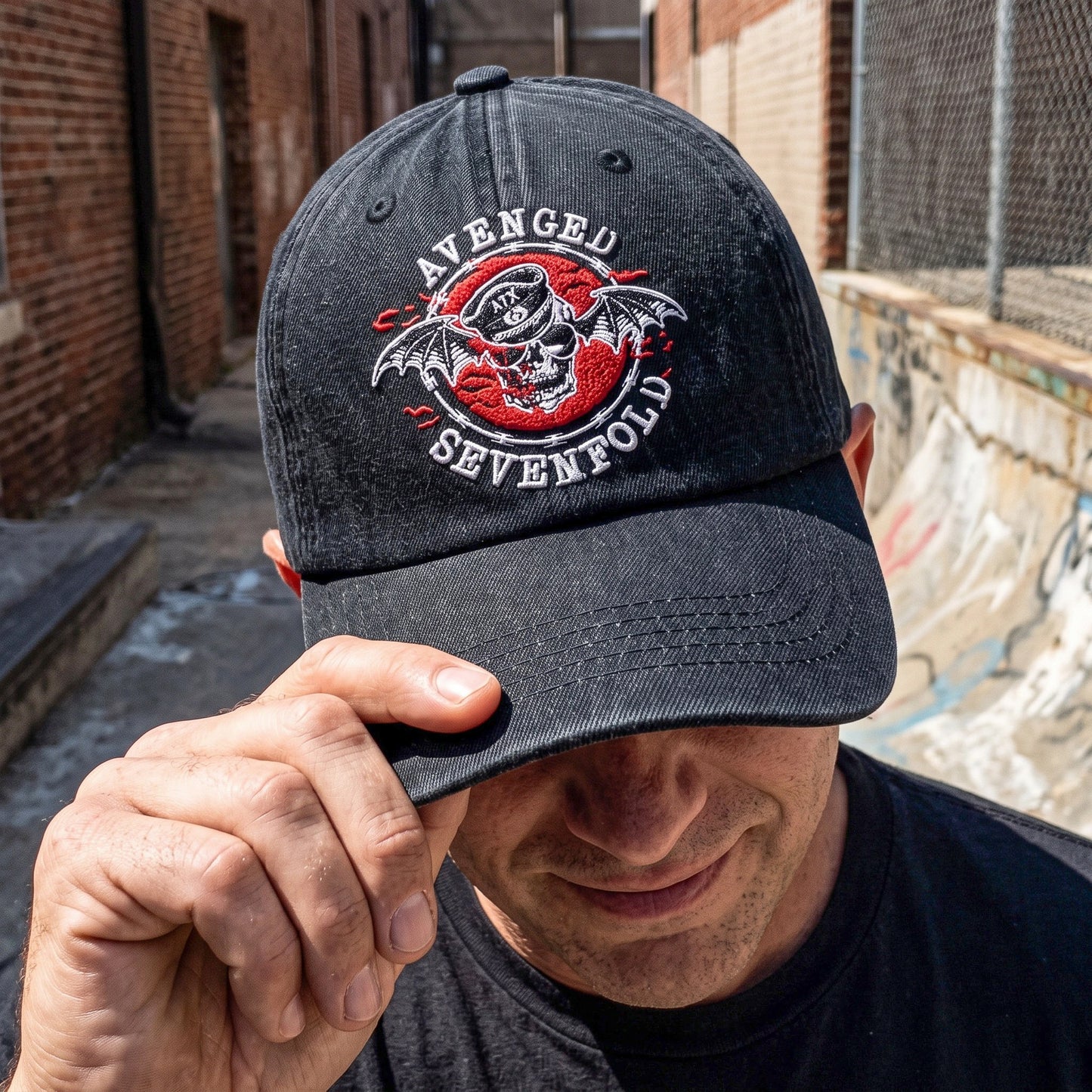 ASE Captain Skull Wings Cap