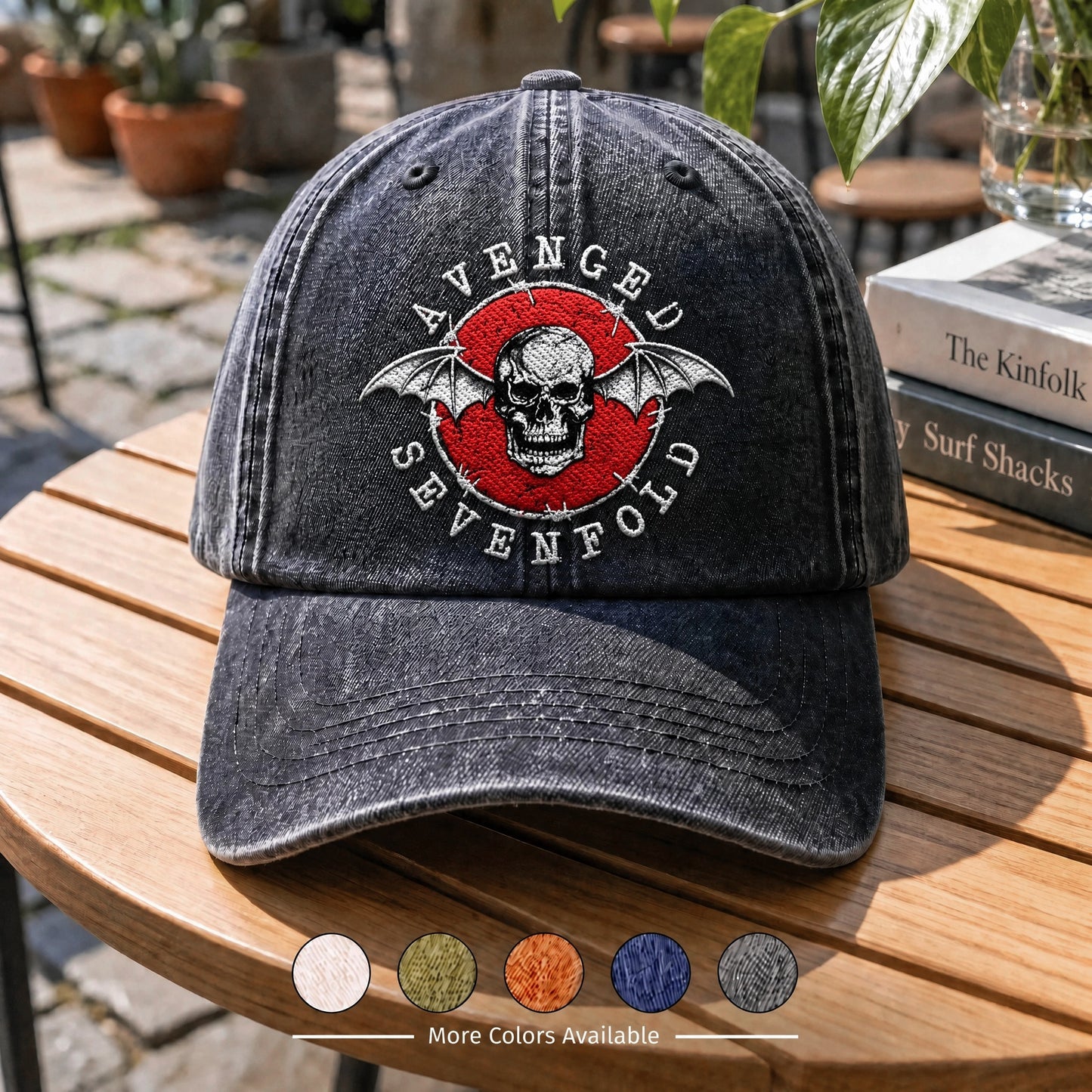 ASE Skull Wings Logo Cap