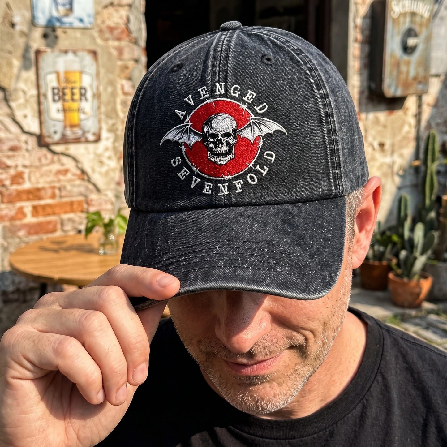 ASE Skull Wings Logo Cap