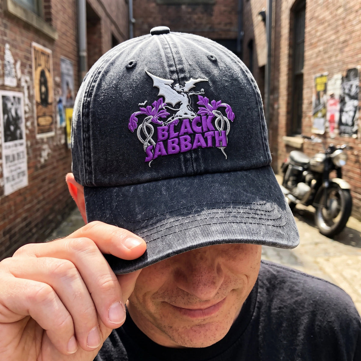 BSA Gothic Bat Denim Cap