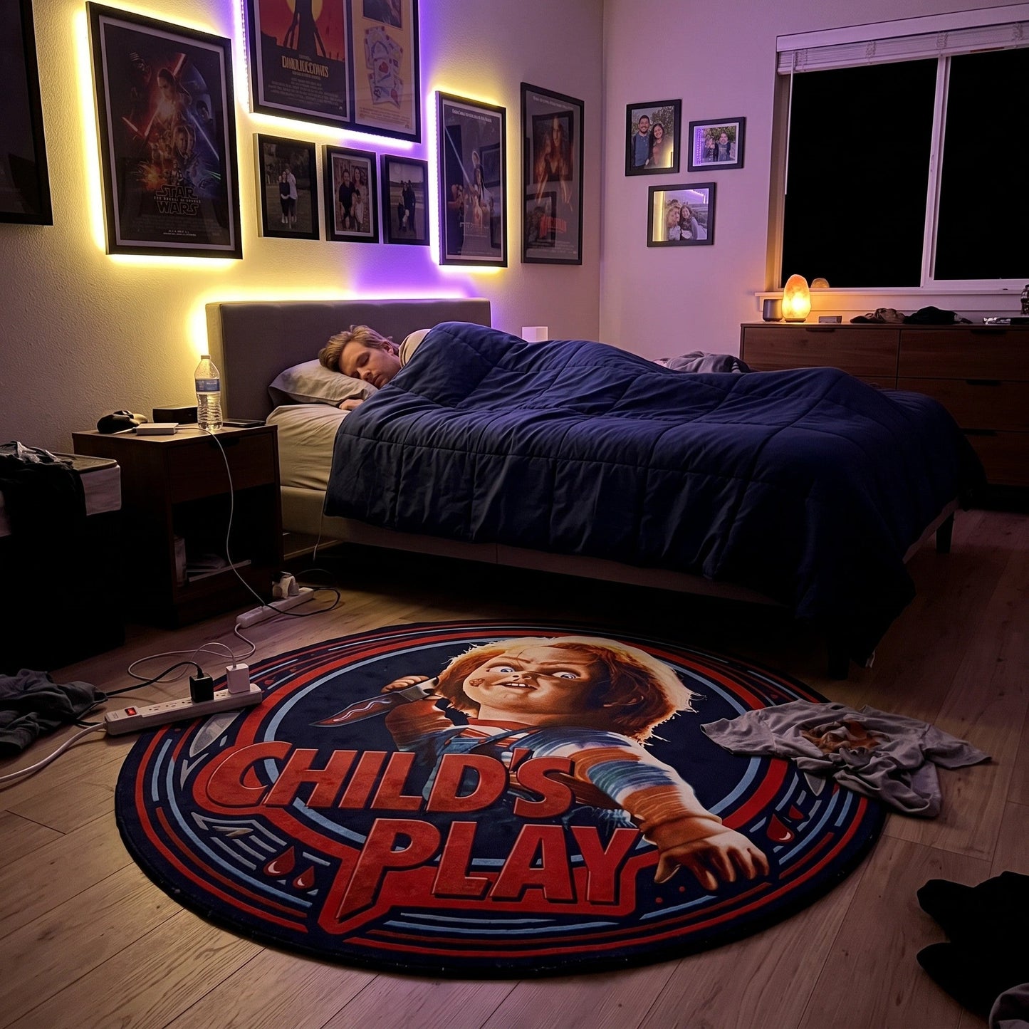 CHU Child's Play Horror Round Area Rug