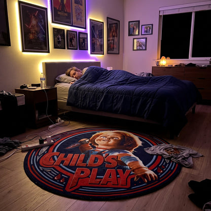 CHU Child's Play Horror Round Area Rug