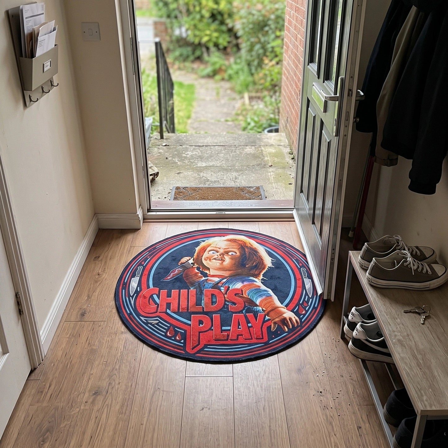 CHU Child's Play Horror Round Area Rug