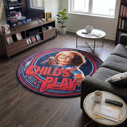 CHU Child's Play Horror Round Area Rug