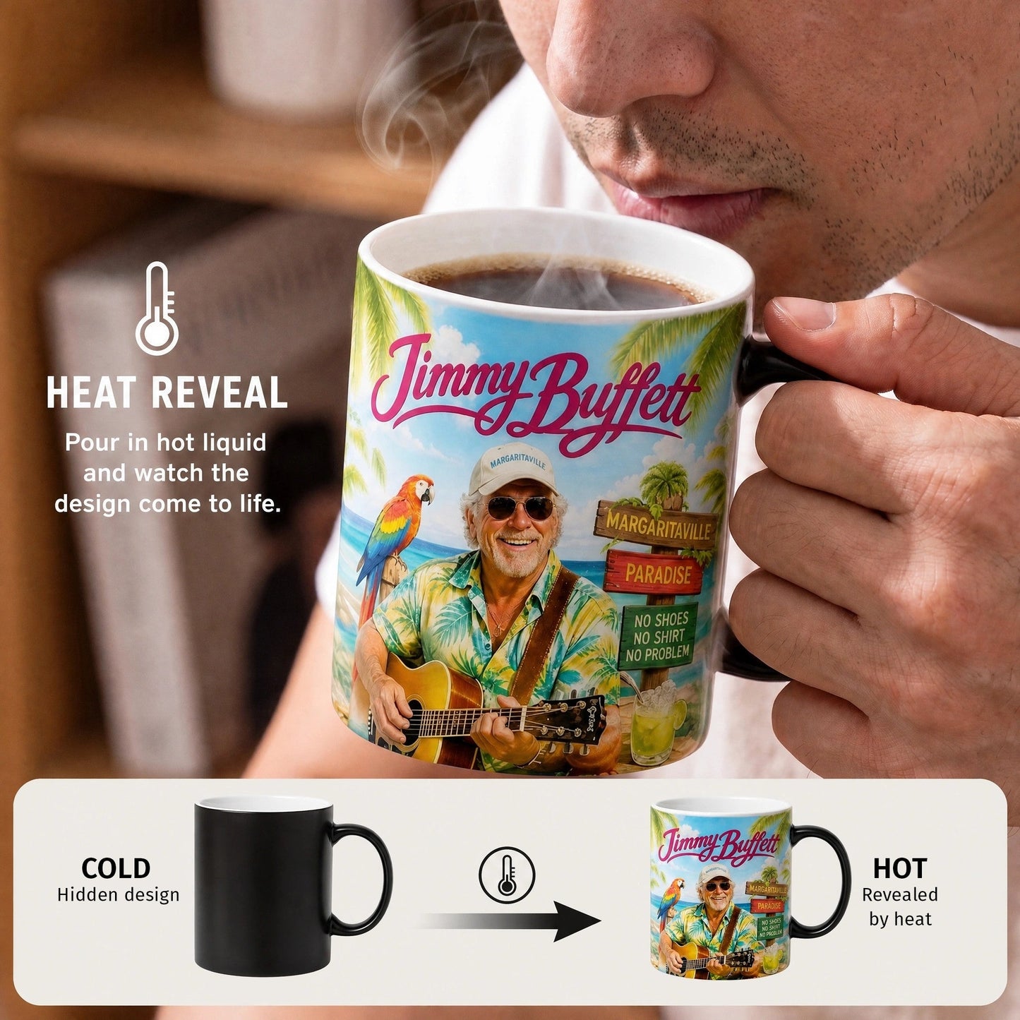 JBU Tropical Sunset Color Changing Mug