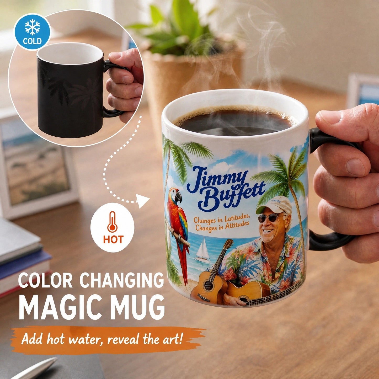 JBU Island Latitude Wisdom Heat Reveal Mug