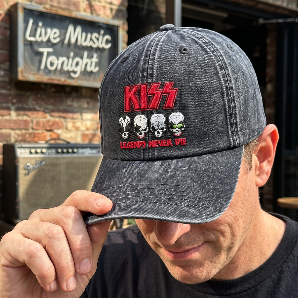 KIS Legends Never Die Denim Cap