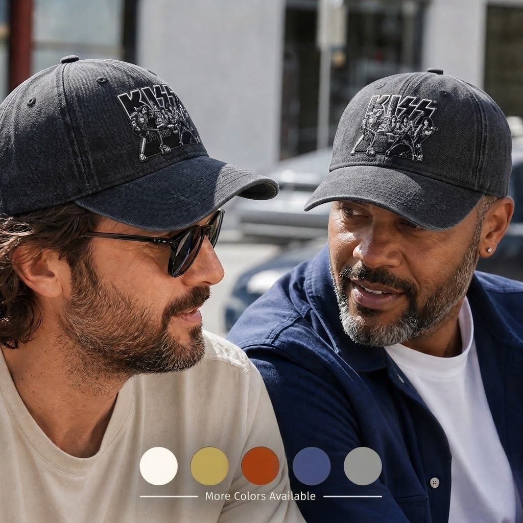 KIS Band Portrait Denim Cap
