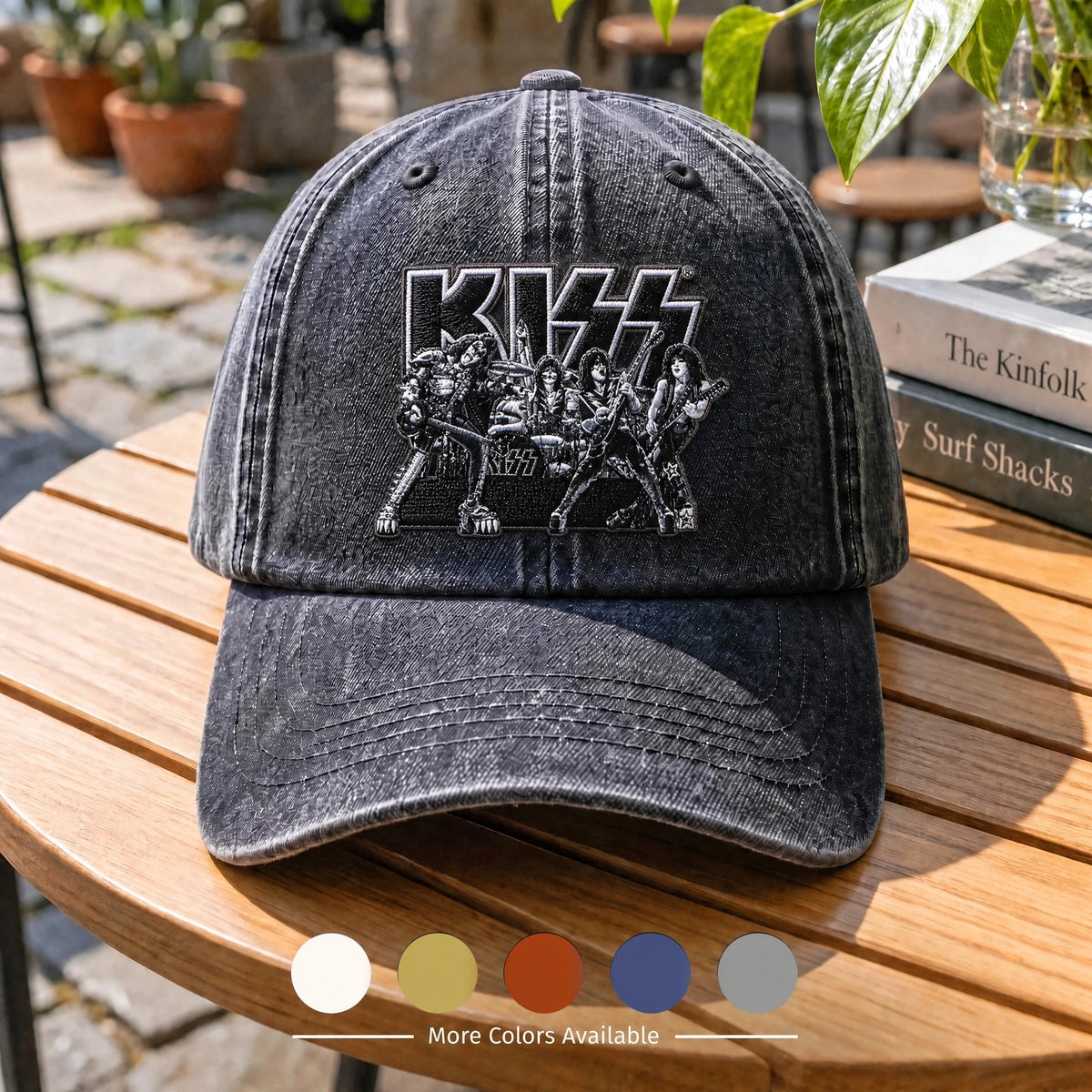 KIS Band Portrait Denim Cap