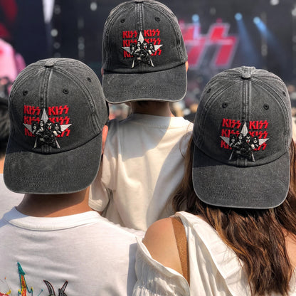 KIS Star Portrait Denim Cap