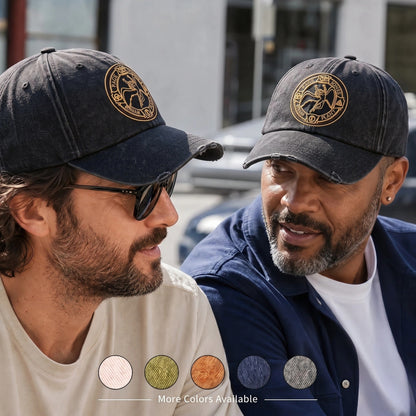LZE Classic Rock Band Inspired Distressed Denim Cap