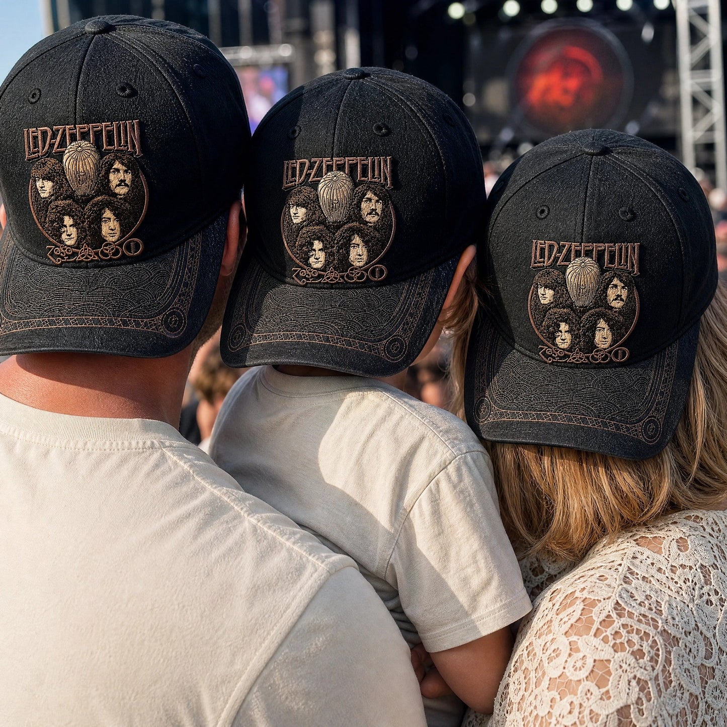 LZE Vintage Rock Band Cap