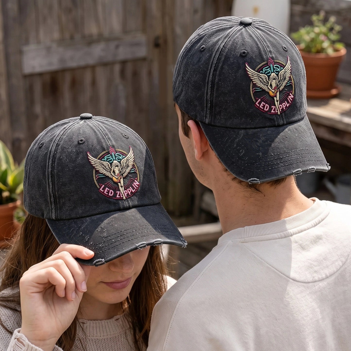 LZE Winged Guitar Logo Cap