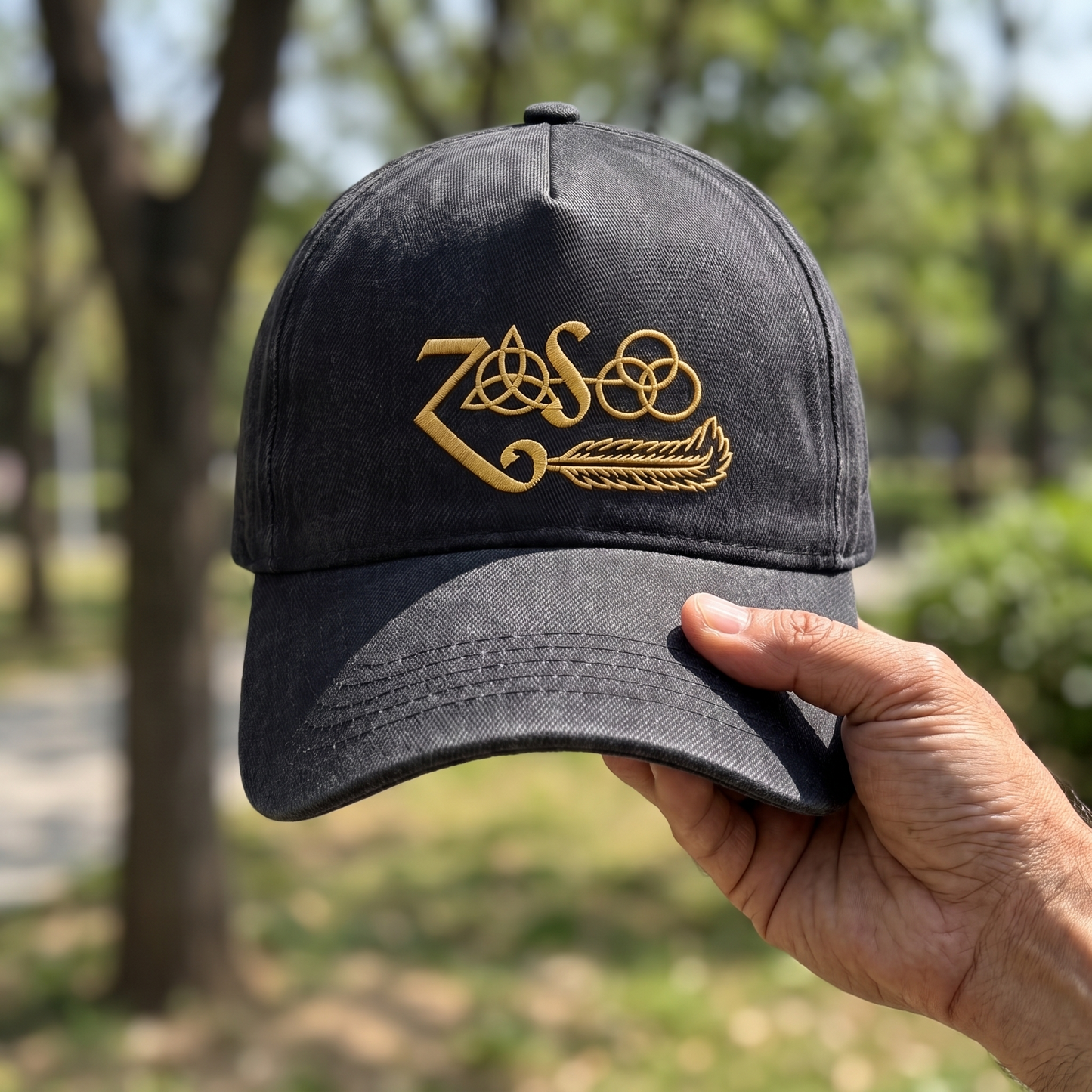 LZE Symbols Logo Premium Denim Cap QH