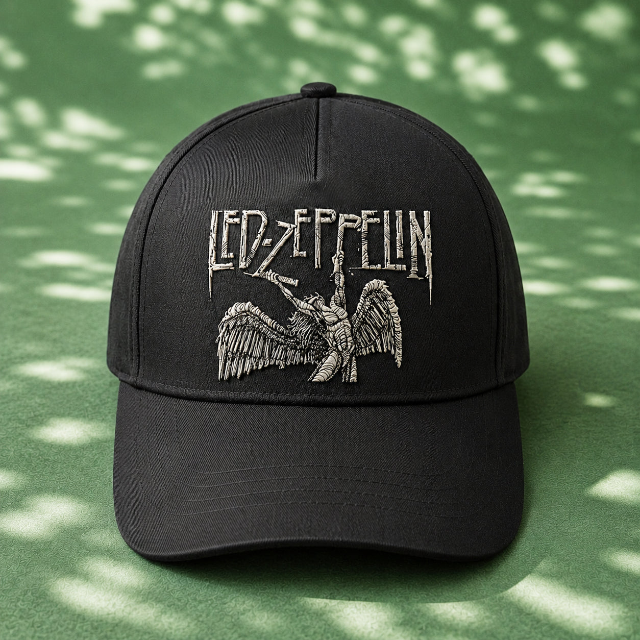 LZE Skeleton Icarus Embroidered Premium Denim Cap QH