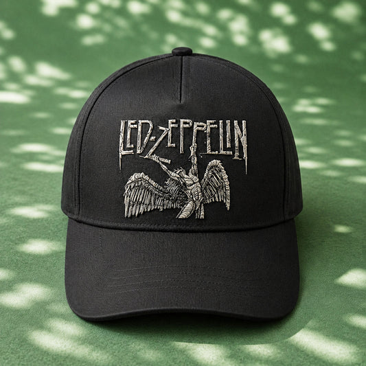 LZE Skeleton Icarus Embroidered Premium Denim Cap QH