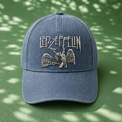 LZE Skeleton Icarus Embroidered Premium Denim Cap QH