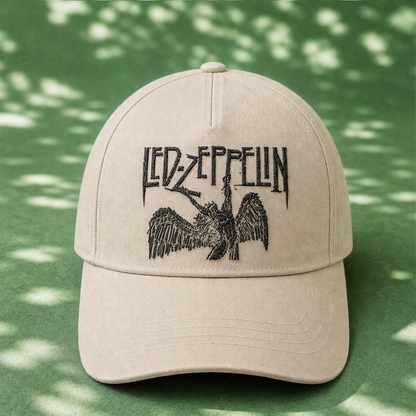 LZE Skeleton Icarus Embroidered Premium Denim Cap QH