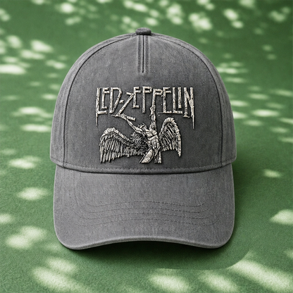 LZE Skeleton Icarus Embroidered Premium Denim Cap QH