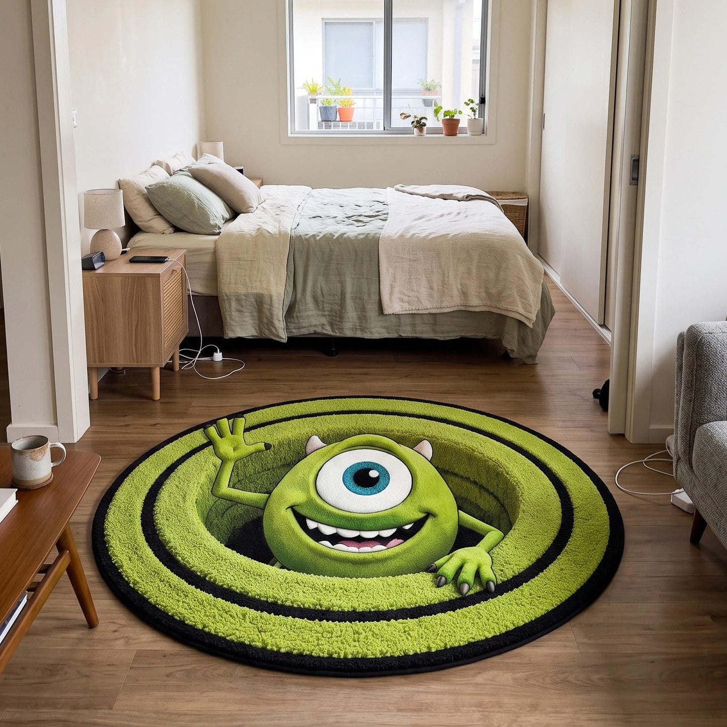 MWA Portal Illusion Round Area Rug