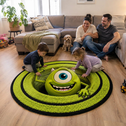 MWA Portal Illusion Round Area Rug