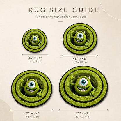 MWA Portal Illusion Round Area Rug