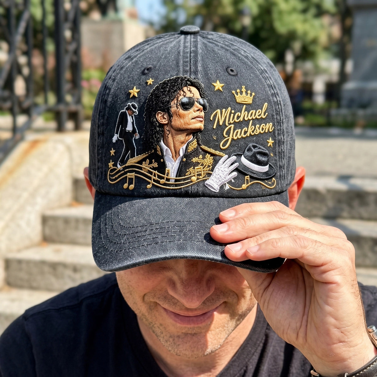 MJA Black Fedora Music Cap