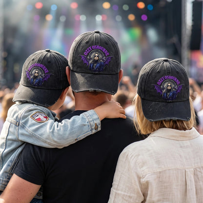 OSB Purple Bat Wings Portrait Cap