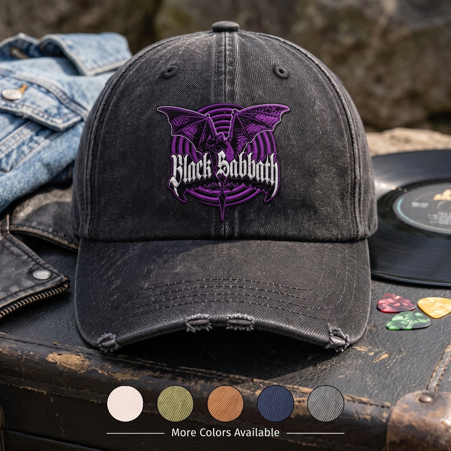 BSA Purple Bat Logo Cap