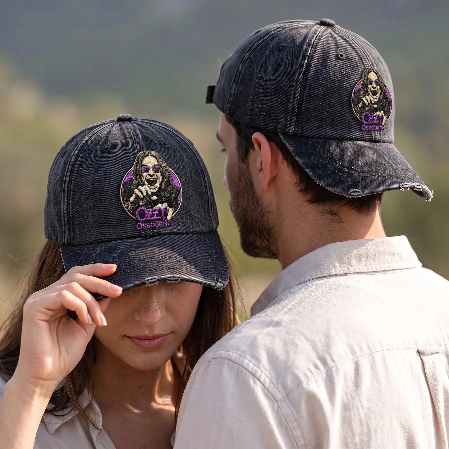 OSB Purple Glasses Portrait Cap