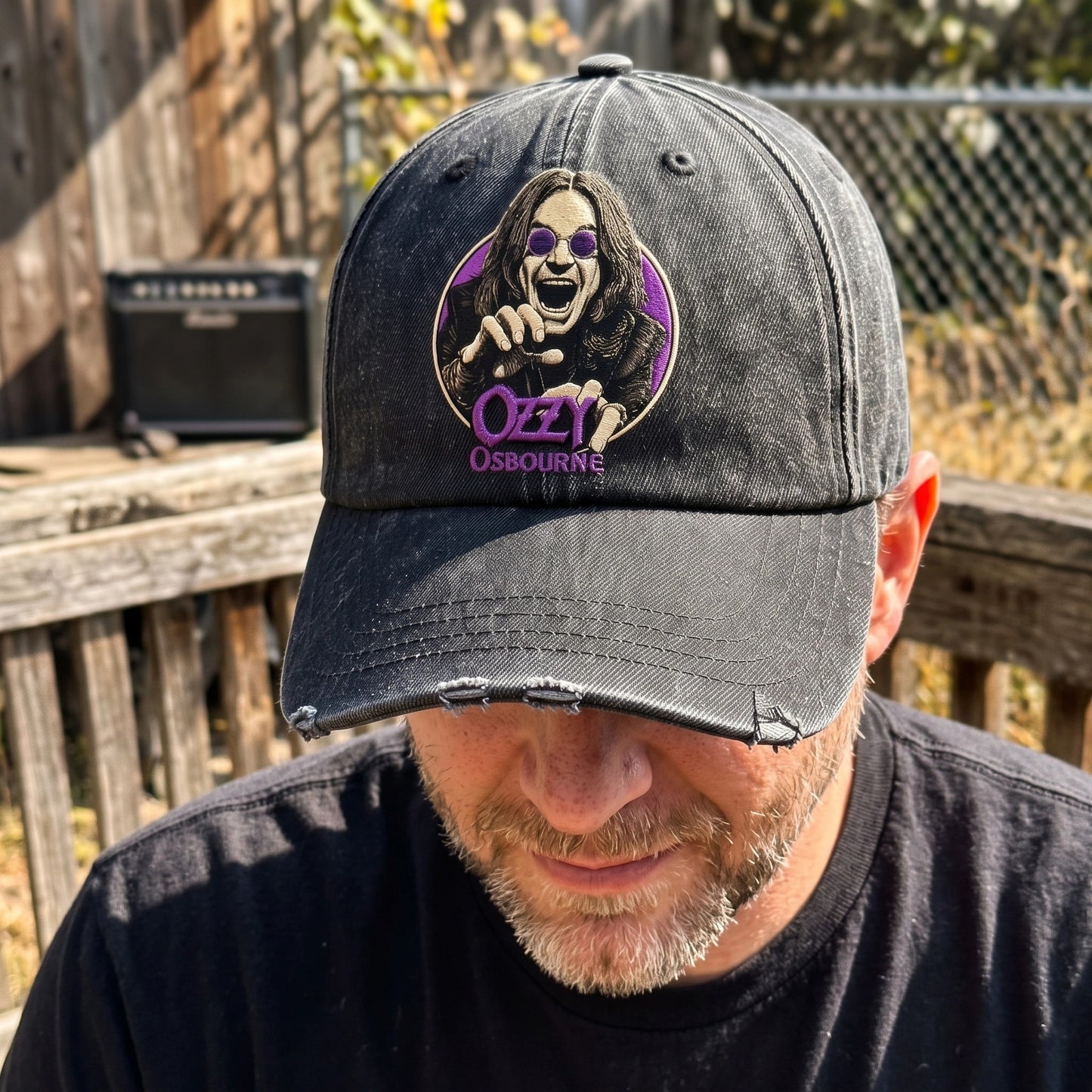 OSB Purple Glasses Portrait Cap