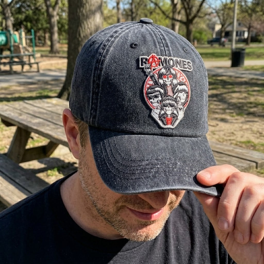 RAM Skull Band Portrait Cap