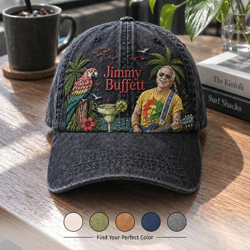 JBU Sunset Guitar Retreat Premium Denim Cap