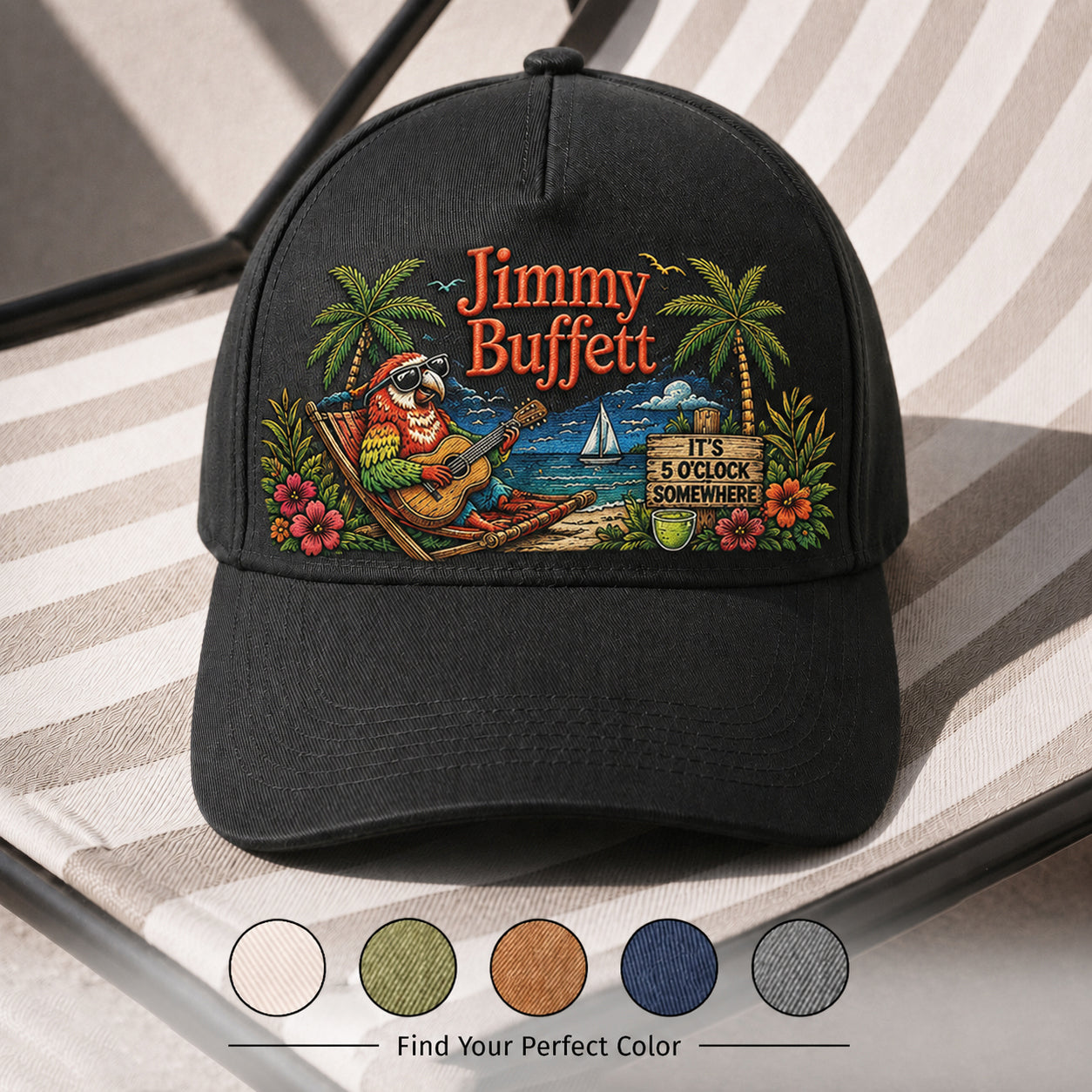 JBU Happy Hour Horizon Premium Denim Cap