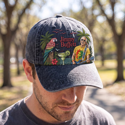 JBU Sunset Guitar Retreat Premium Denim Cap