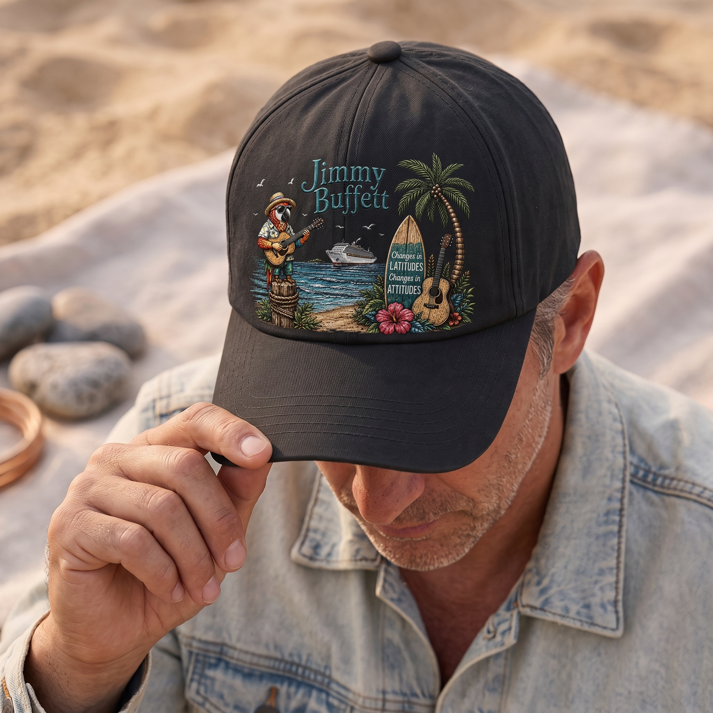 JBU Latitude Drifter Journey Premium Denim Cap