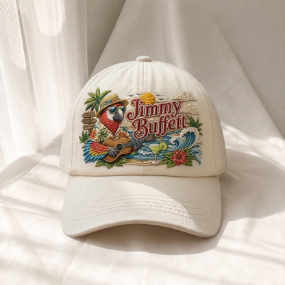 JBU Island Parrot Escape Premium Denim Cap